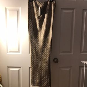 Slacks green and tan